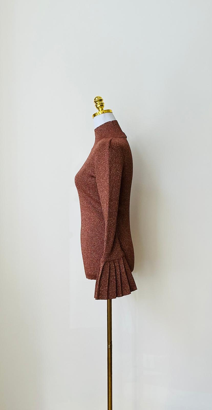 CARVEN Damen Oberteil mit Trompetenärmeln Gr. S