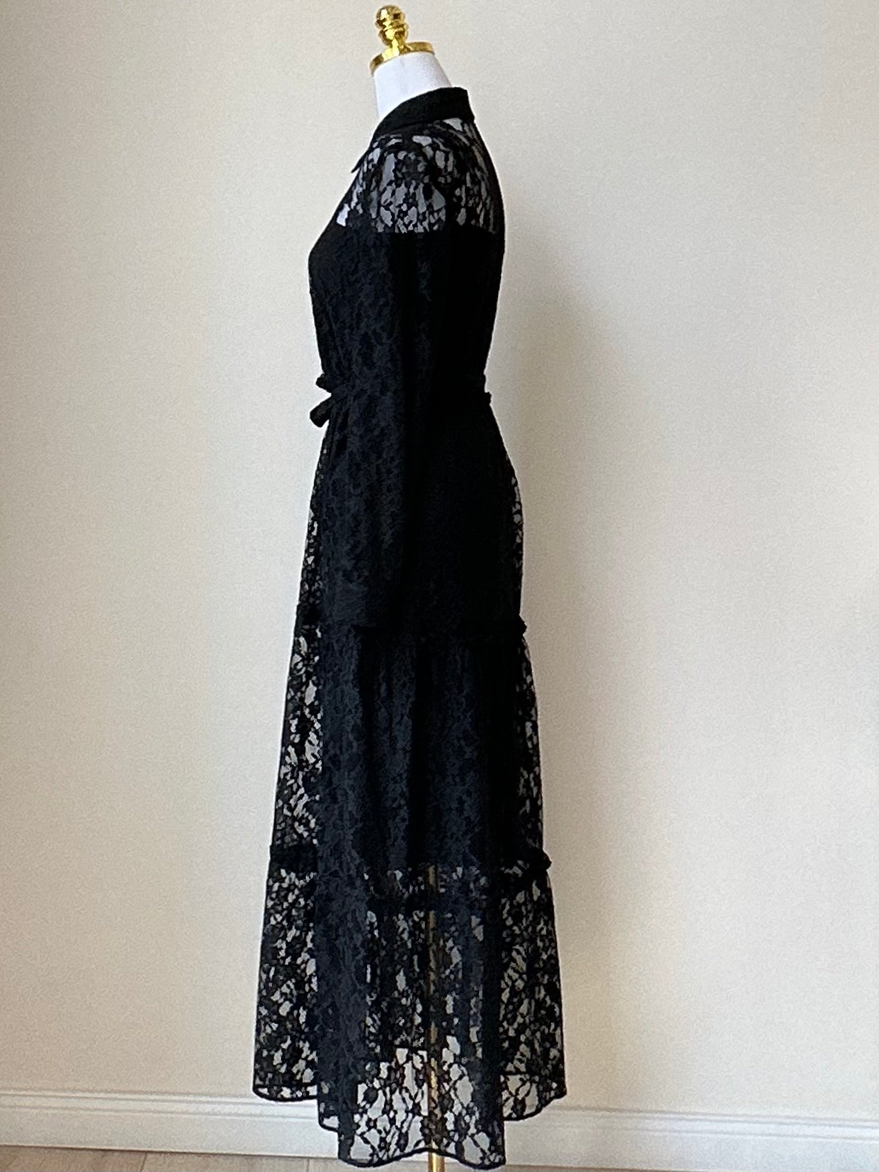 Hugo Boss Damen Spitzenkleid Gr. 34