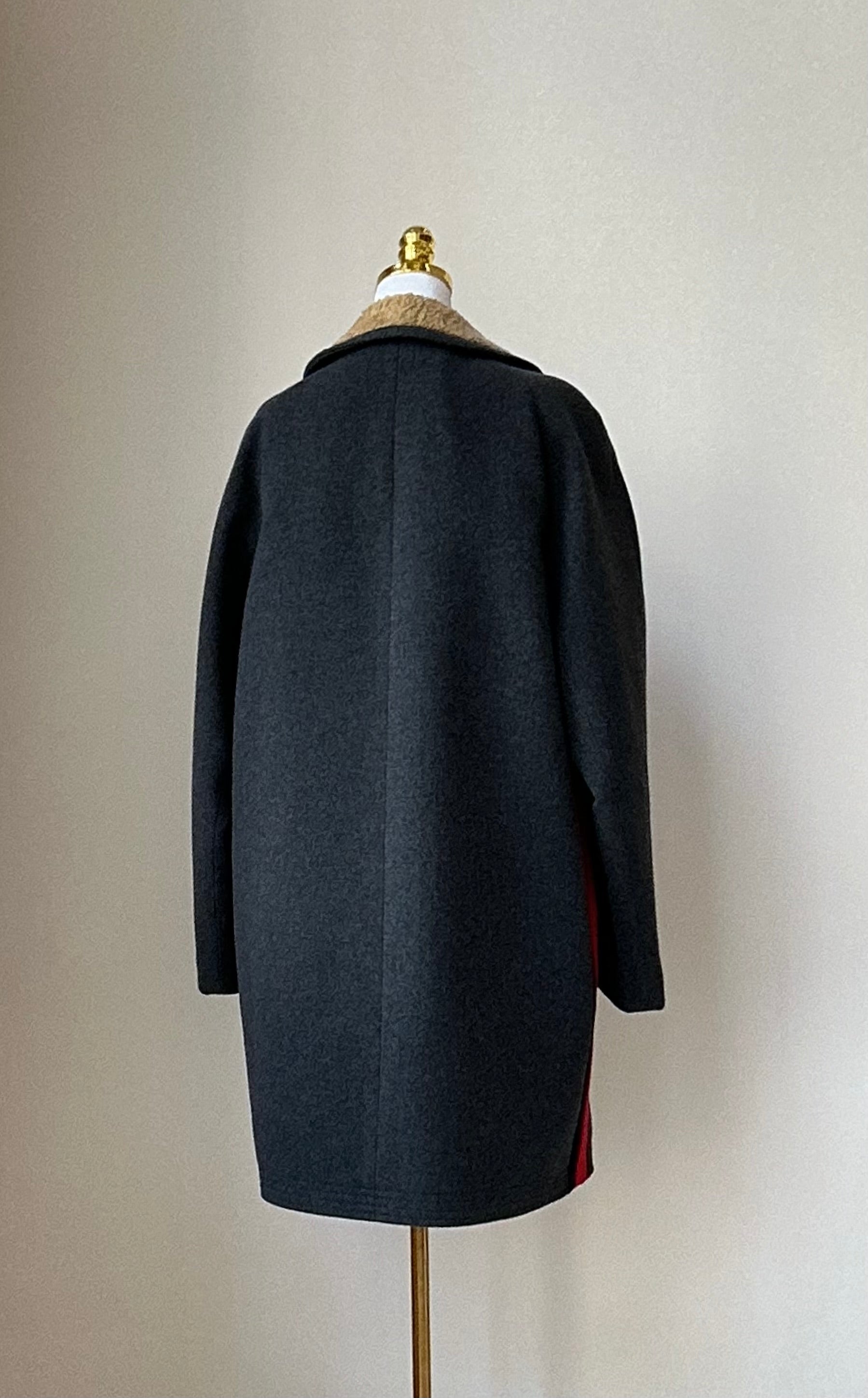 Gucci Herren Wintermantel mit Pelz Gr. M