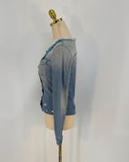 Met Jeans Jacke, Blau, Size S