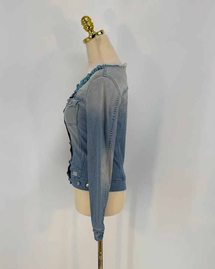 Met Jeans Jacke, Blau, Size S