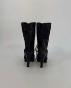 Giorgio Armani, Schwarz, Size 37