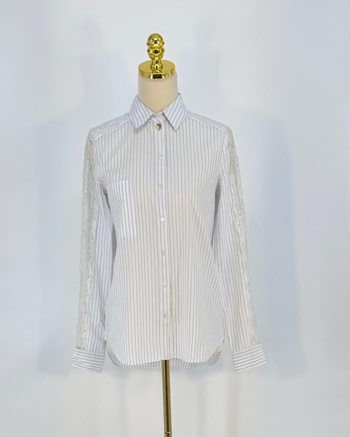 Patrizia Pepe Bluse, Blau, Size 40