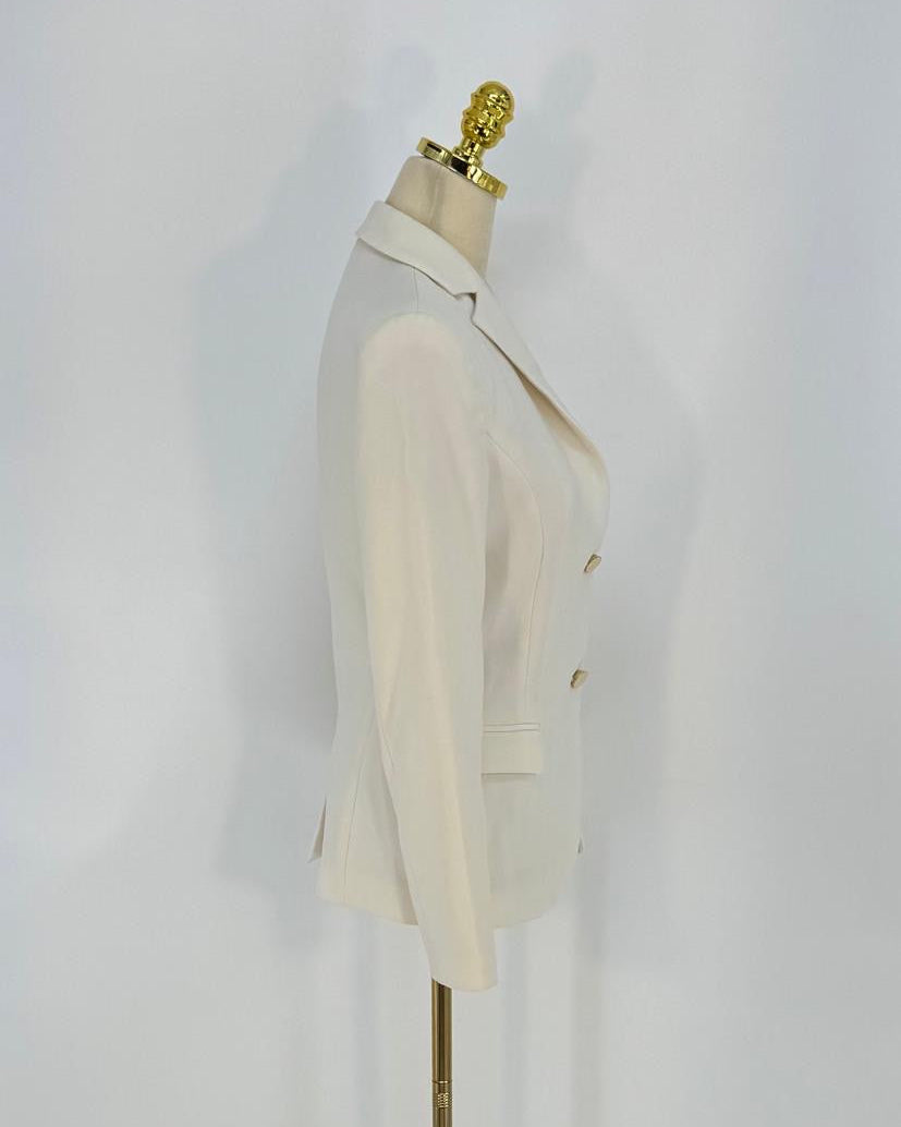 Trussardi Zweiteiler, Creme , Size 40