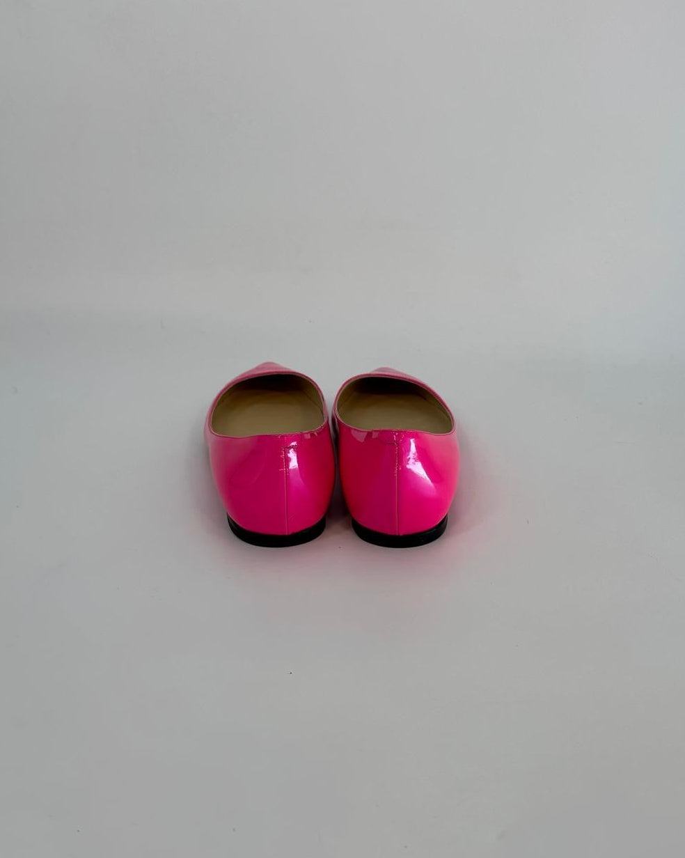 Jimmy Choo Ballerinas, Pink, Size 38,5