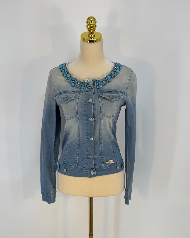 Met Jeans Jacke, Blau, Size S
