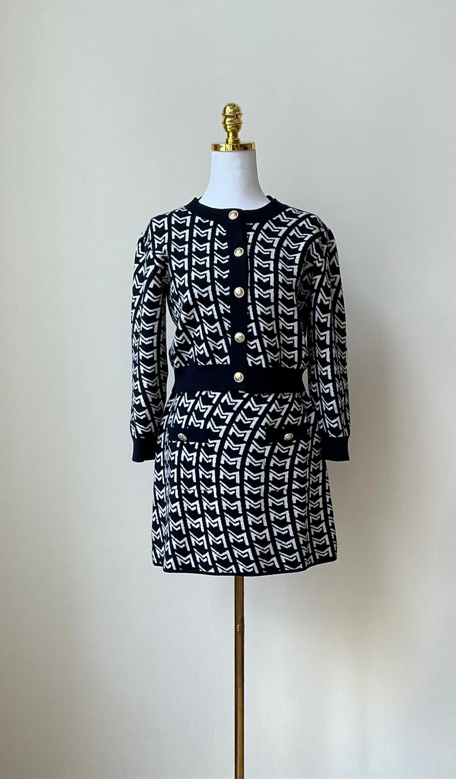 Maje Damen Wollanzug zweiteilig Gr. S