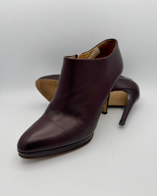 Bally Stiefeletten, Bordeauxrot, Size 37