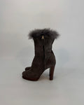 Giorgio Armani Stiefel, Grau, Size 37