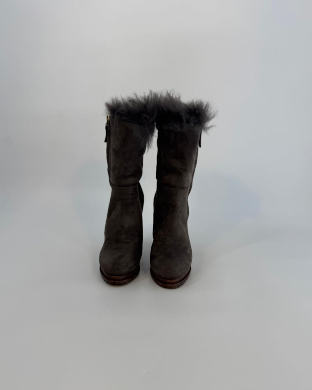Giorgio Armani Stiefel, Grau, Size 37