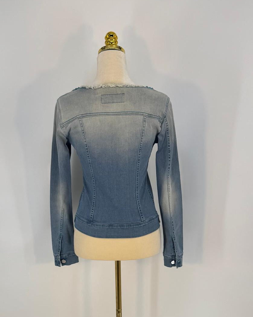 Met Jeans Jacke, Blau, Size S