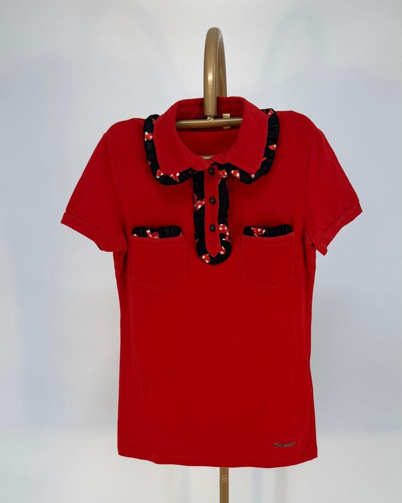 Love Moschino T-Shirt, Rot, Size 36