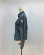 Frieda & Freddies New York Lederjacke, Blau, Size 3XL