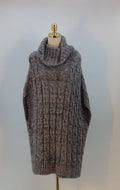 Boss Orange Strick-Poncho, Grau, Size Uni.