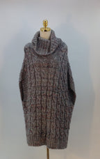 Boss Orange Strick-Poncho, Grau, Size Uni.