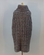 Boss Orange Strick-Poncho, Grau, Size Uni.
