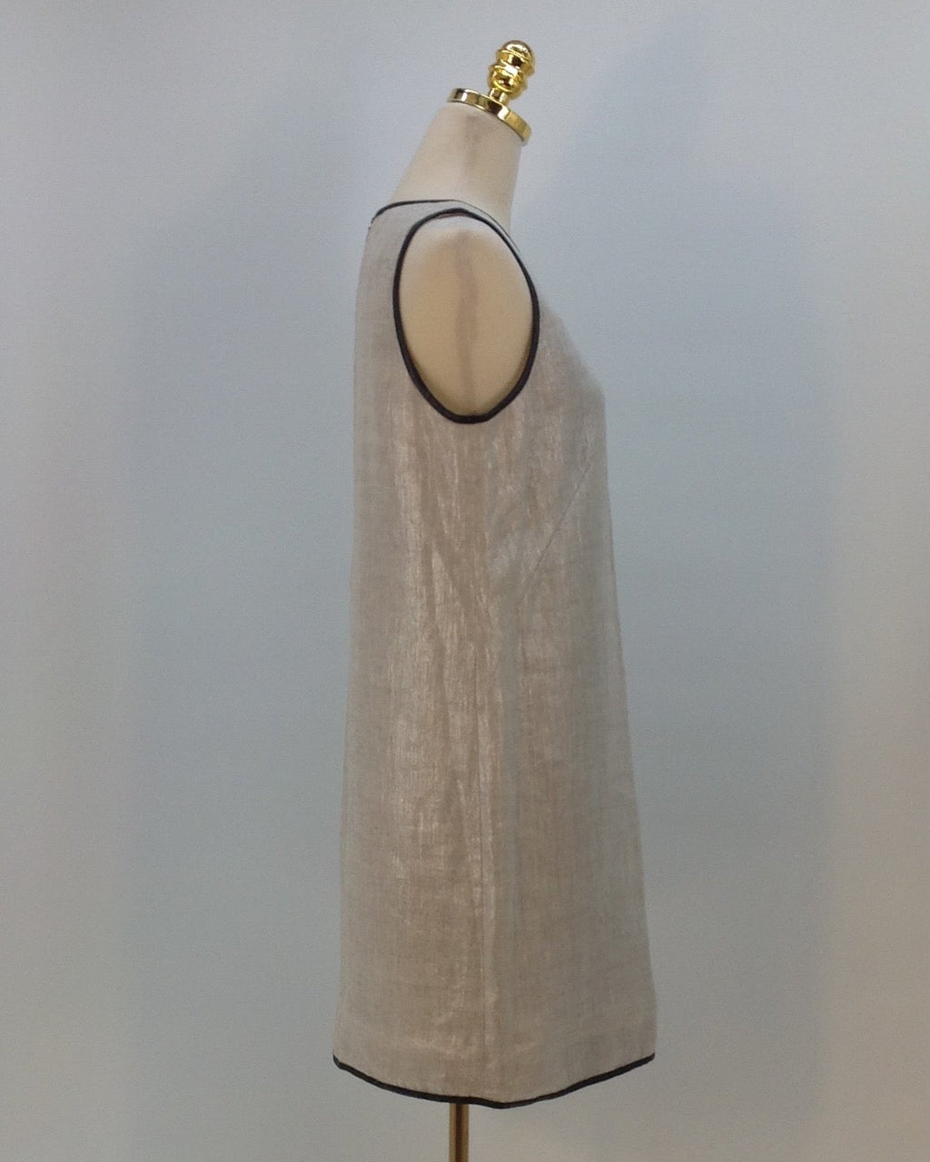 Massimo Dutti Kleid, Beige, Size 40