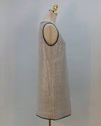 Massimo Dutti Kleid, Beige, Size 40