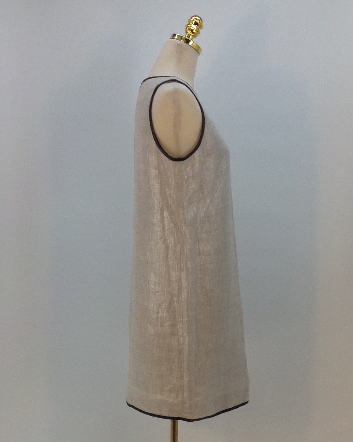 Massimo Dutti Kleid, Beige, Size 40