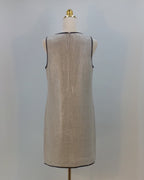 Massimo Dutti Kleid, Beige, Size 40