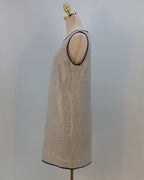 Massimo Dutti Kleid, Beige, Size 40