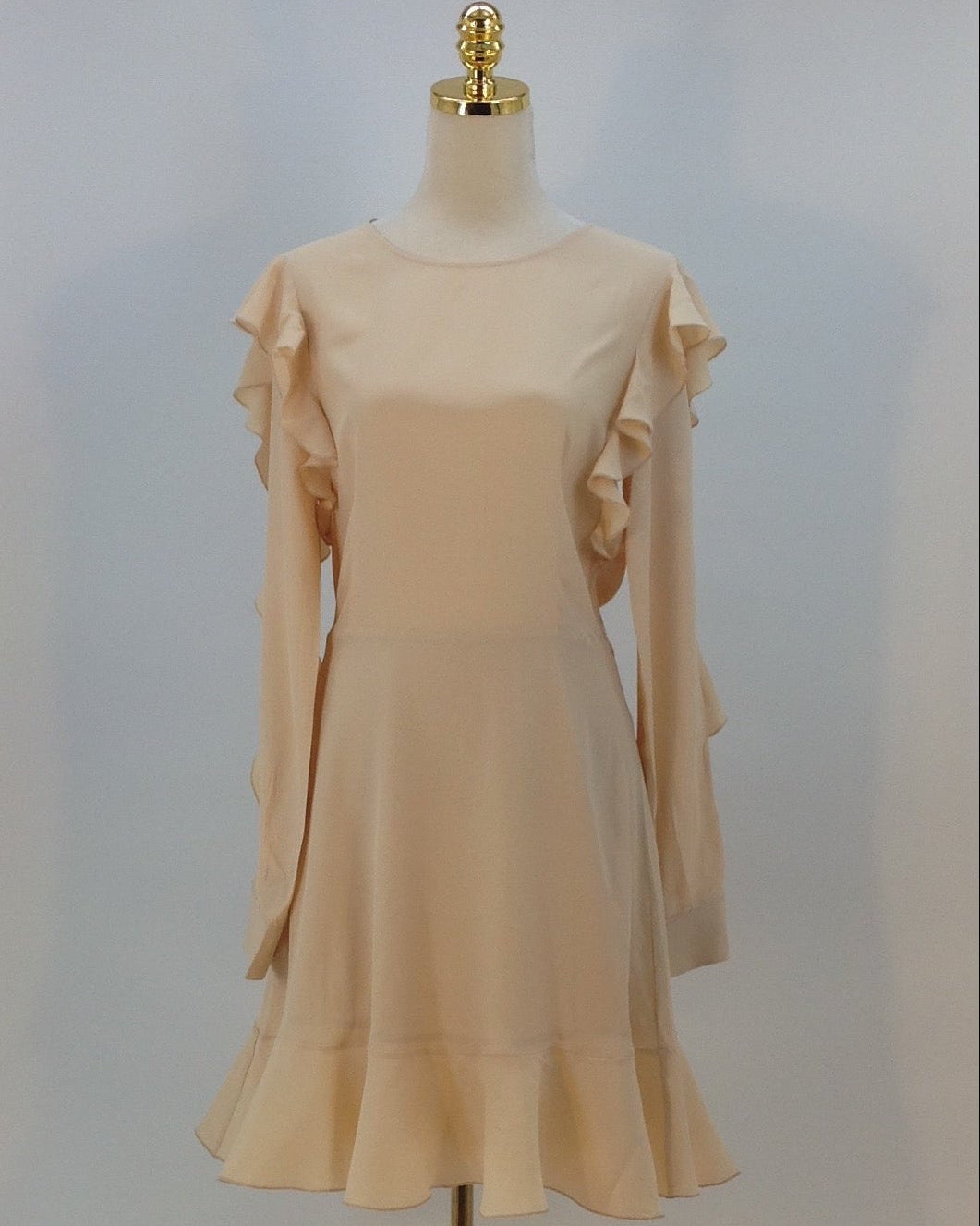 Trussardi Jeans Kleid, Beige, Size 42