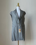 Rococo Damen Hosenanzug Set, Grau-Grün, Size M