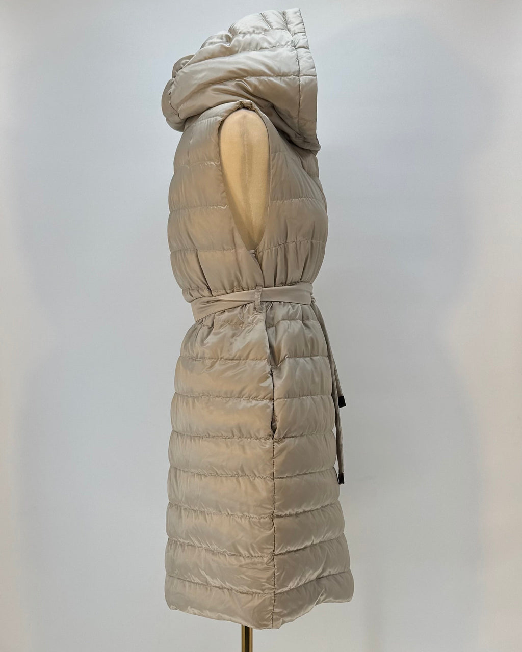 Max Mara Daunenweste, Beige, Size 34-38