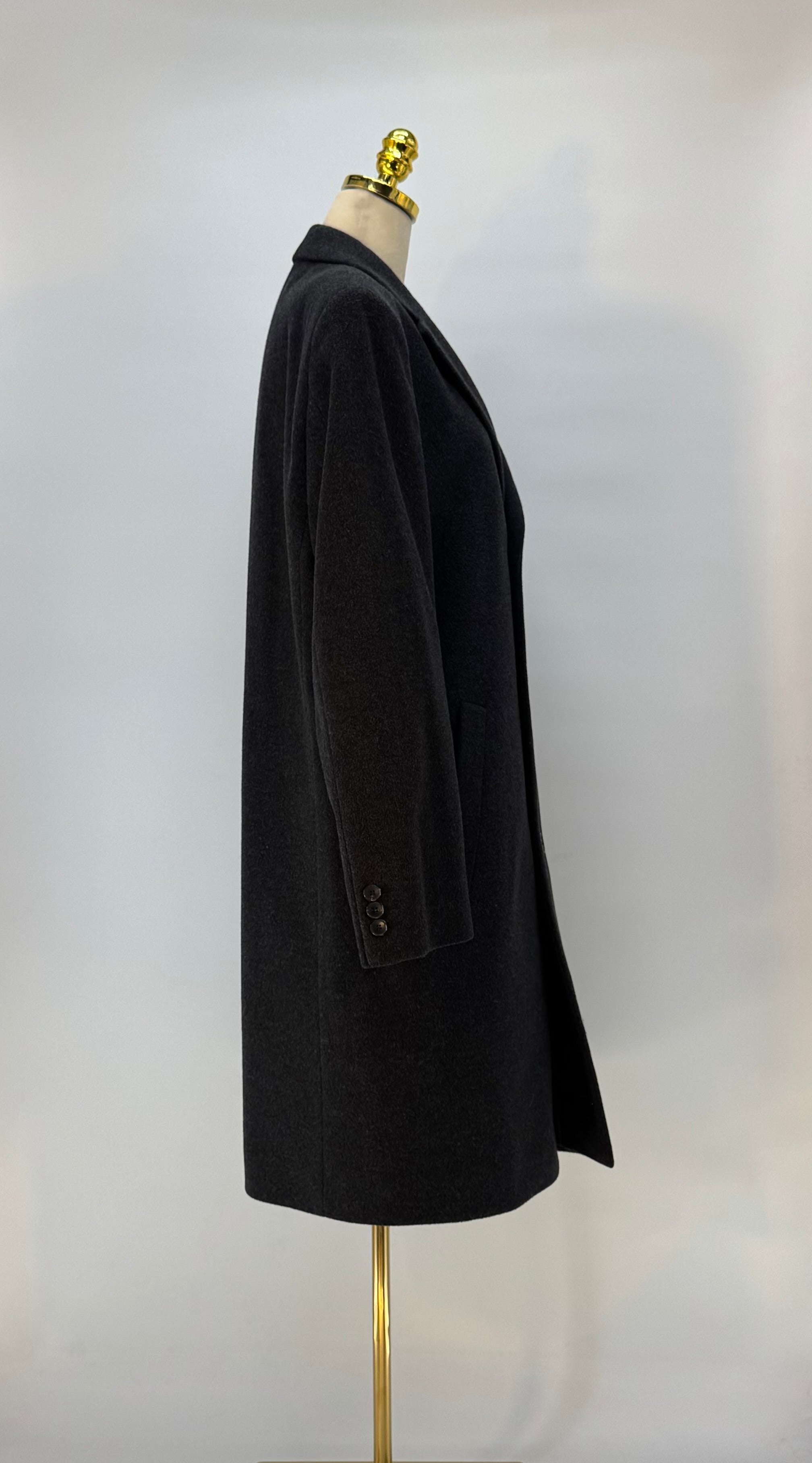 Hugo Boss- Stratus Wollmantel, Schwarz, Size 50