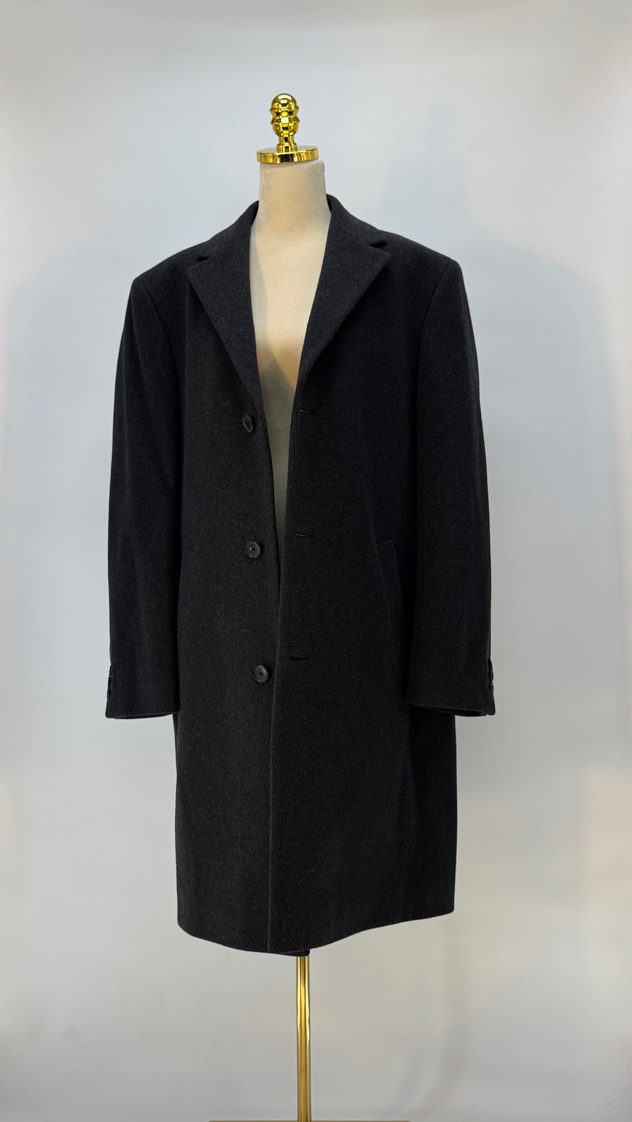 Hugo Boss- Stratus Wollmantel, Schwarz, Size 50