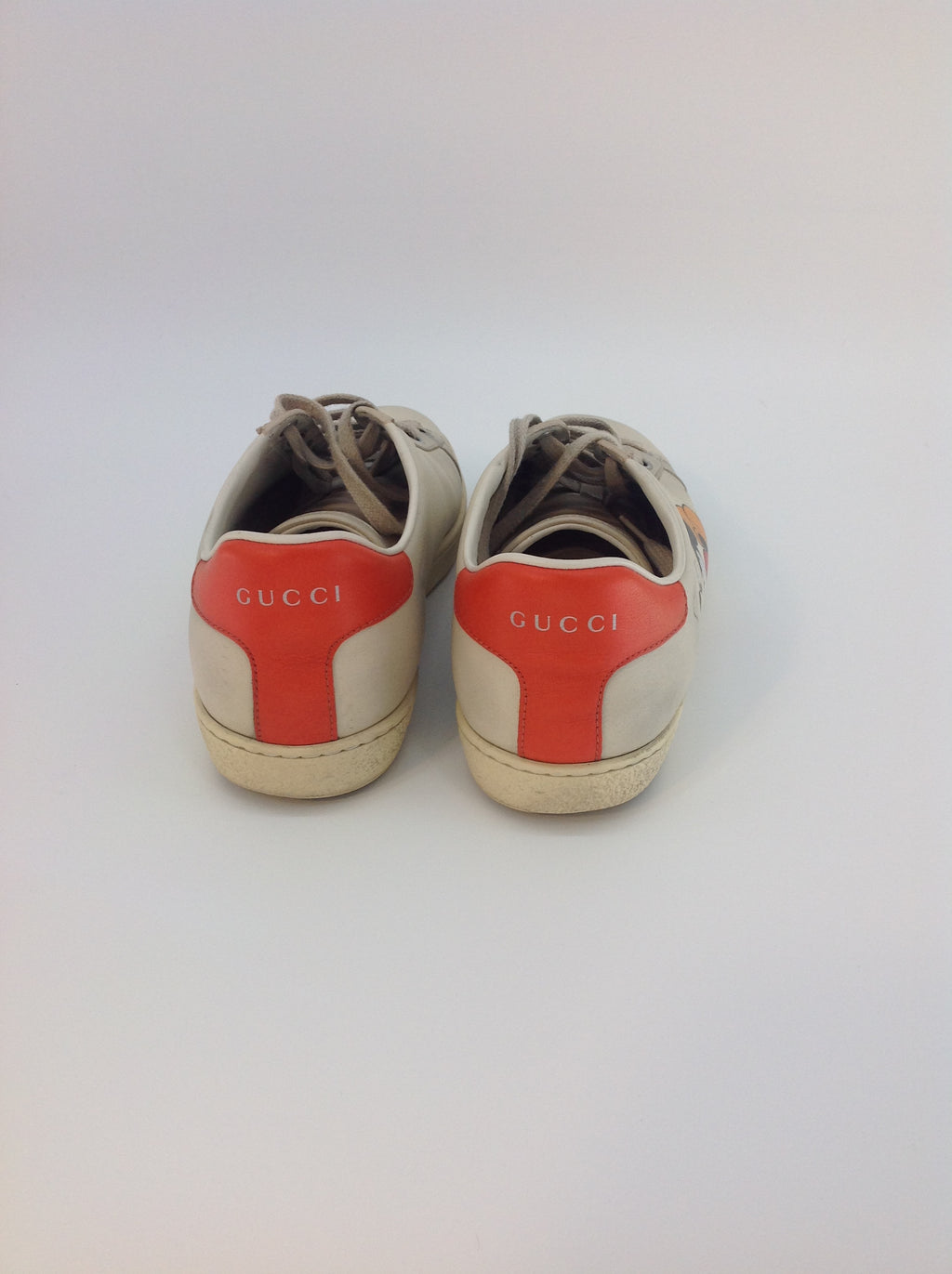 Gucci Ace Leder Turnschuhe Micky Maus Print Gr. 38