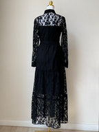 Hugo Boss Damen Spitzenkleid Gr. 34