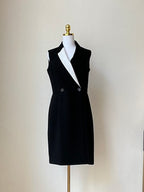 Depolo Damen Blazerkleid ärmellos Gr. 48