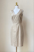 Sarah Kern Pailettenkleid, Beige, Size 36