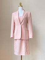 Depolo Damen Blazer Set inkl. Kleid ärmellos Gr. 44