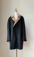 Gucci Herren Wintermantel mit Pelz Gr. M