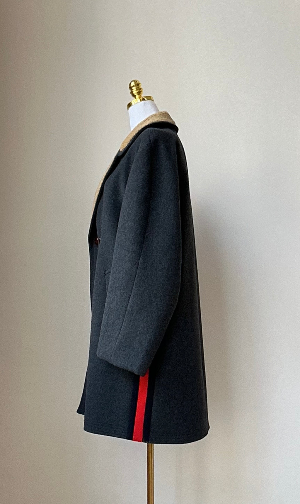 Gucci Herren Wintermantel mit Pelz Gr. M