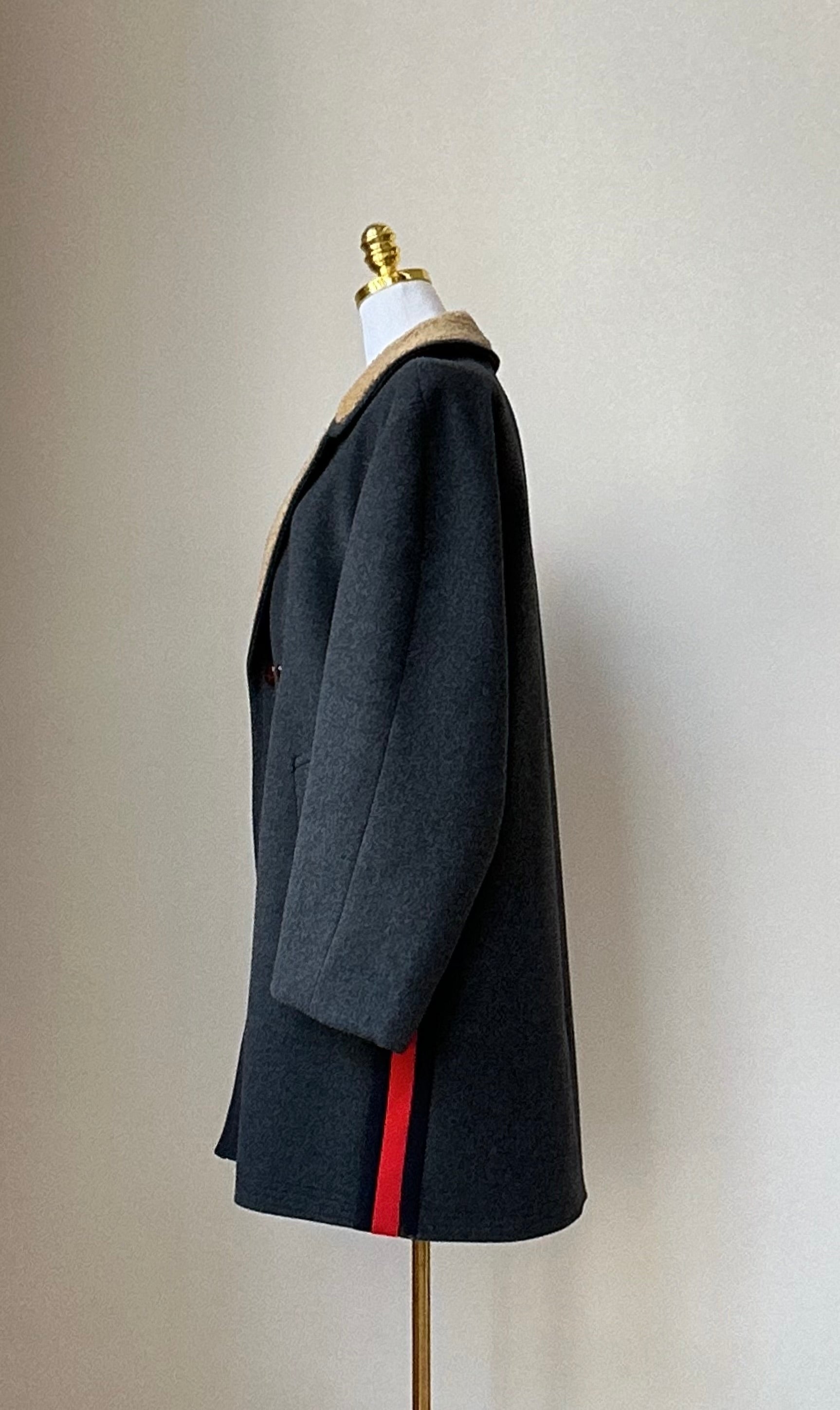 Gucci Herren Wintermantel mit Pelz Gr. M