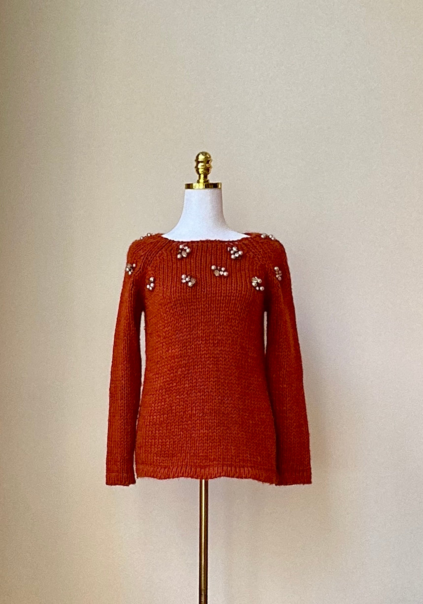 Blugirl Damen Strickpullover handgestrickt Gr. S