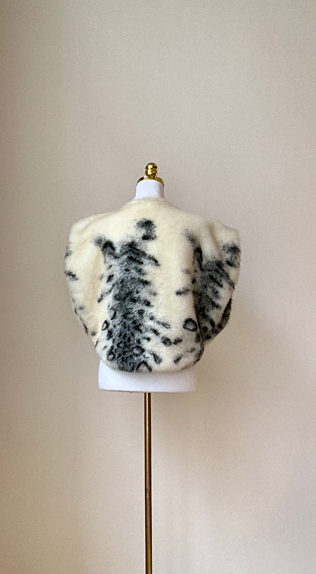 Cropped Damen Echt-Pelzweste Gr. 38