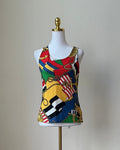 Moschino Tanktop, Mehrfarbig, Size 36