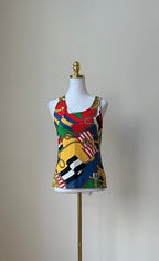 Moschino Damen Tanktop Gr. 36