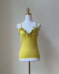 Moschino Tanktop, Gelb, Size 36