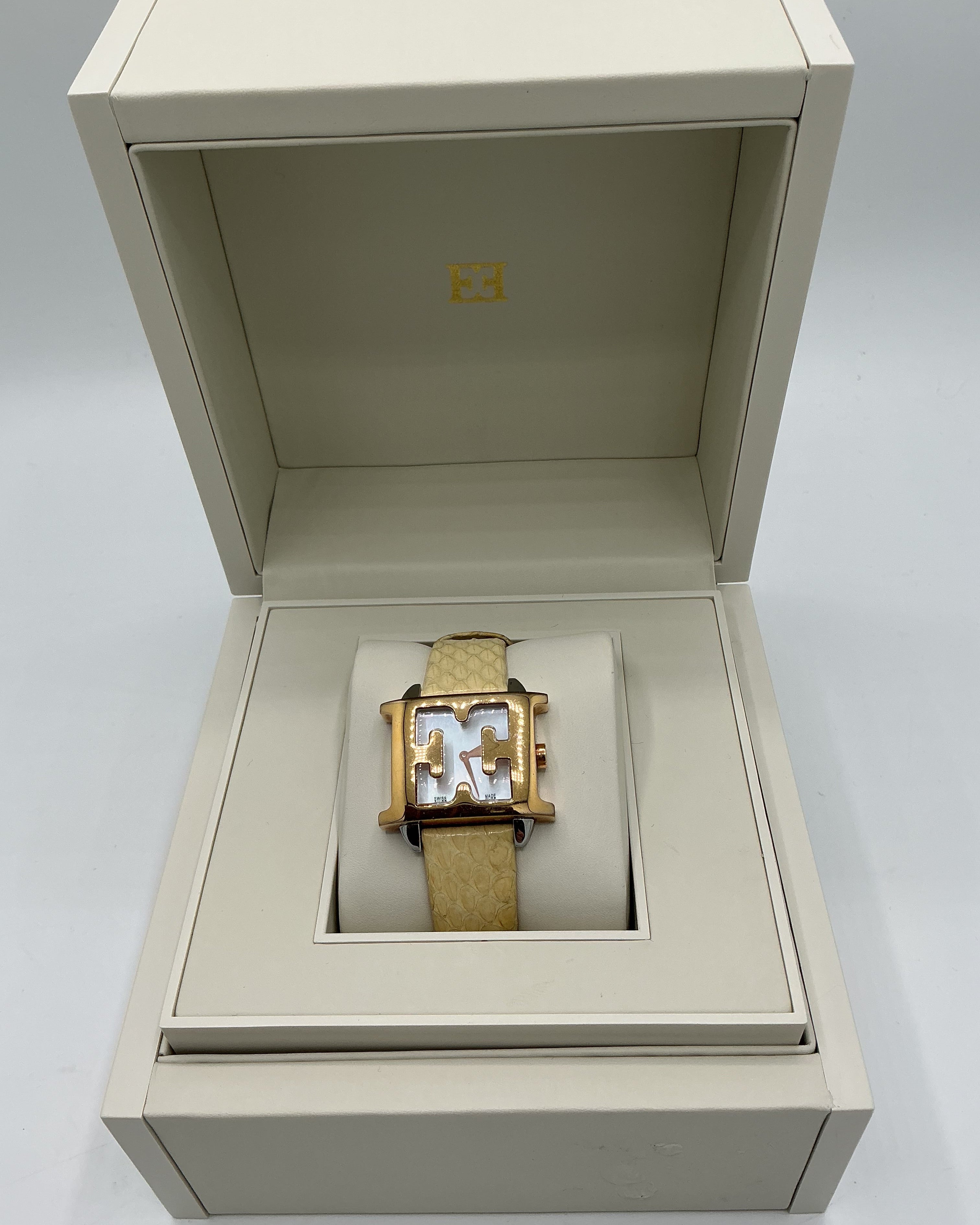 Escada Damenuhr, Beige