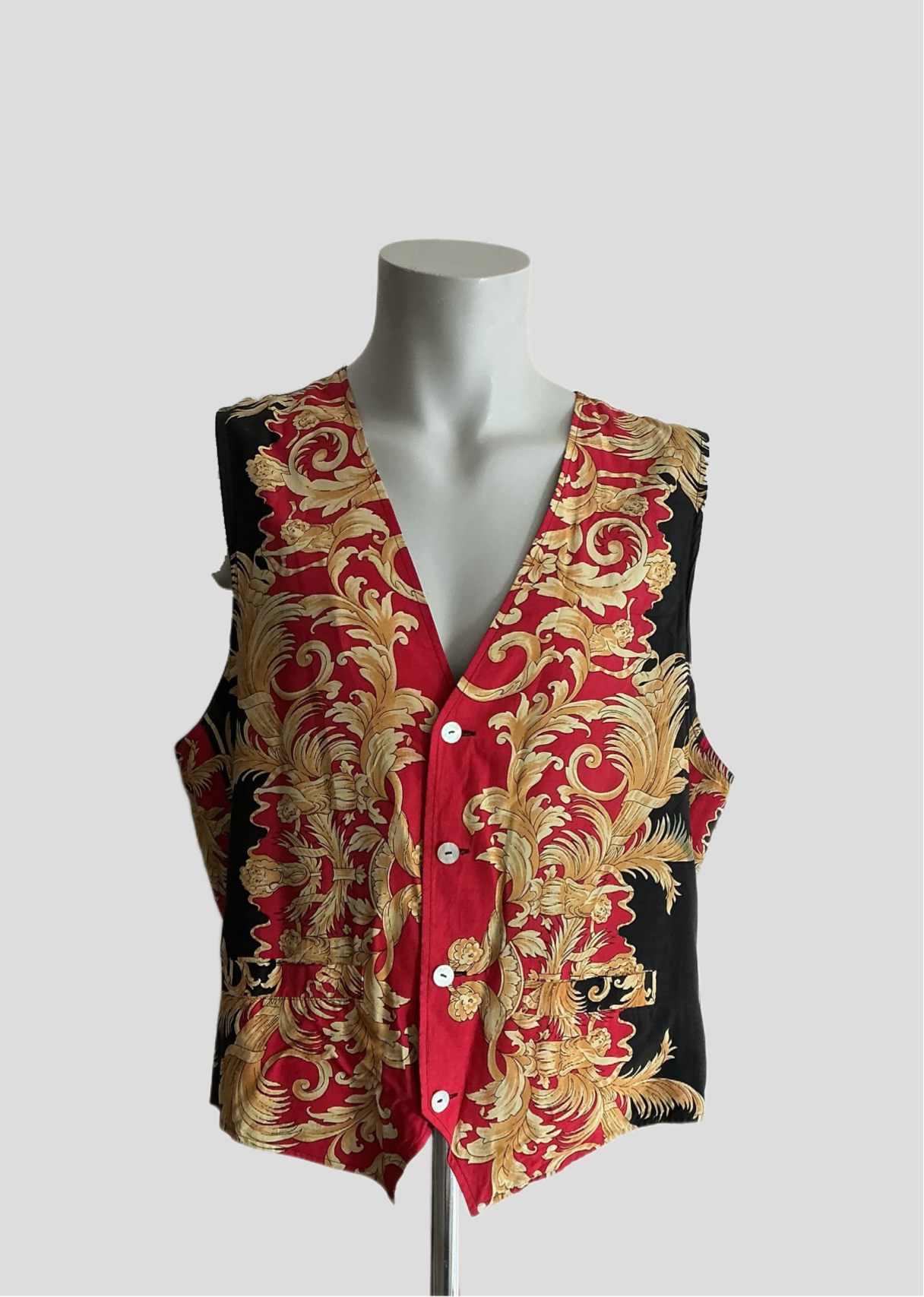 Karl Helmold Vintage 90s Herren Weste Gr. L