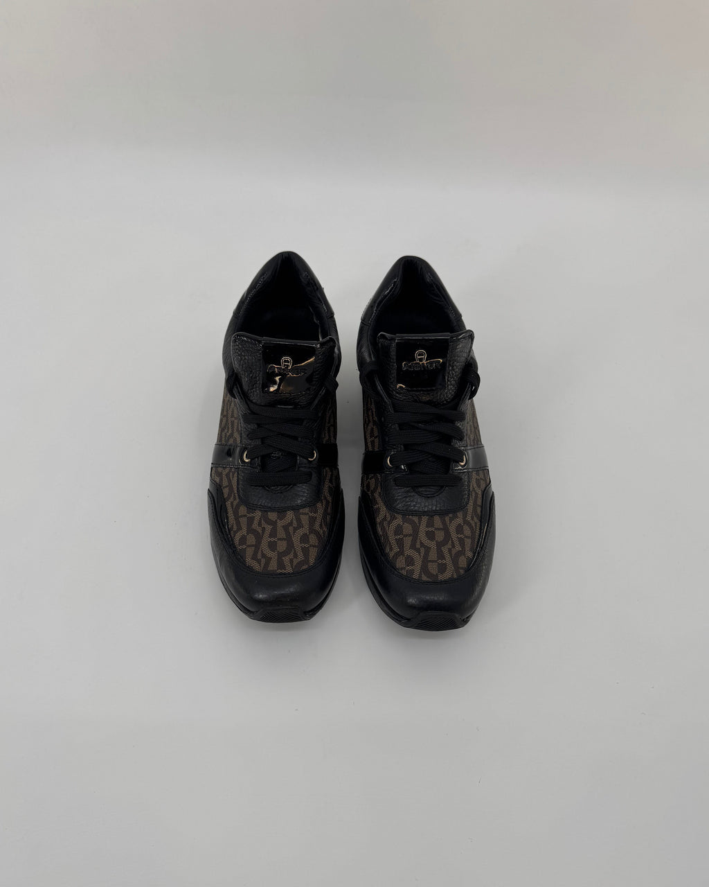Aigner Schuhe , Schwarz Braun, Size 39