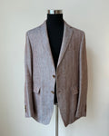 Etro Jacket, Rostbraun / Hellblau, Size 54