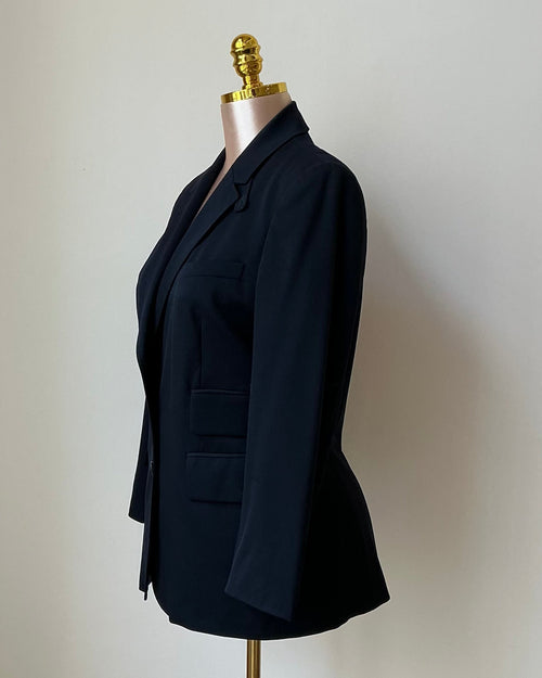 Burberry Blazer- Set, Schwarz, Size S-M