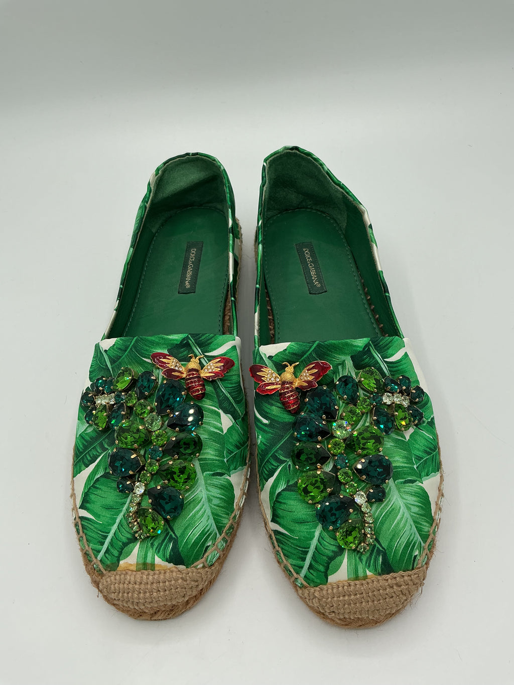 Dolce&Gabbana Damen Leinen-Espadrilles Gr. 39