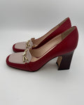 Pollini Pumps, Rot Beige, Size 37